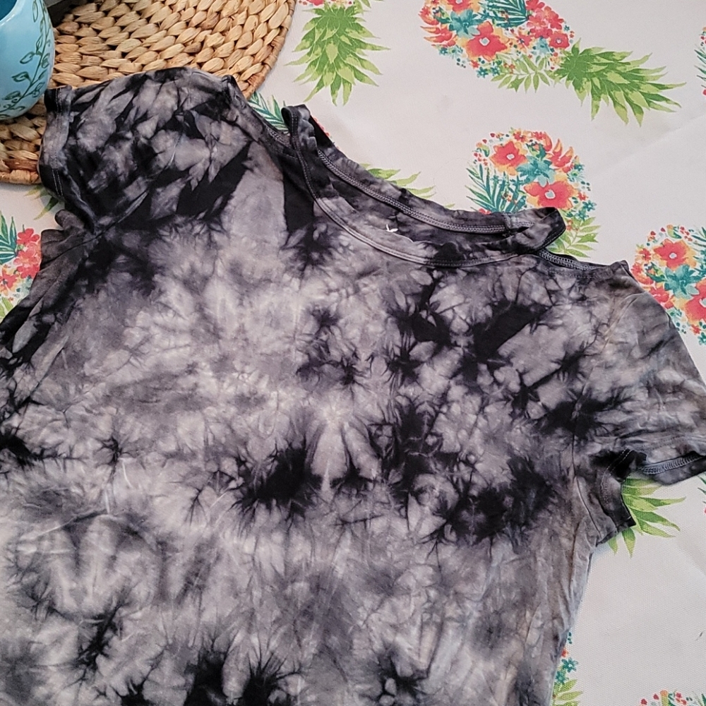 AE American Eagle Soft & Sexy Medium Black Tie Dye